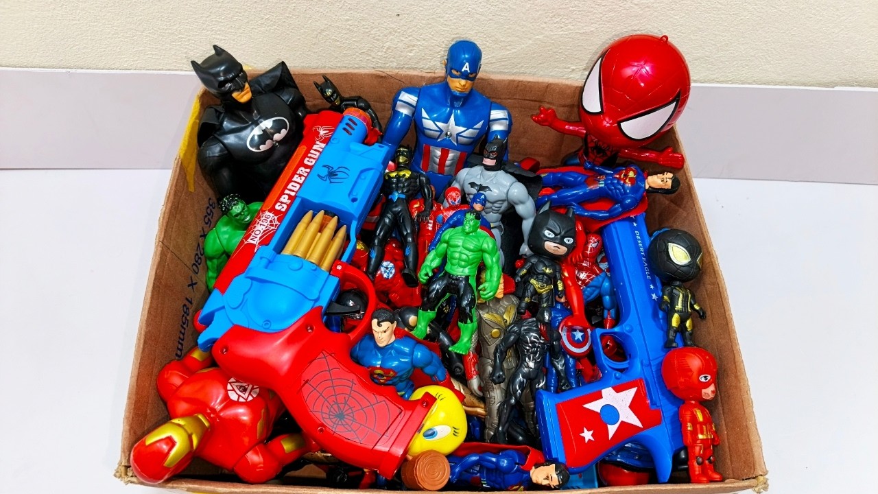 Marvel Spiderman Toys Unboxing Series | Marvel Spiderman & Friends | Spider Man Toy Gun