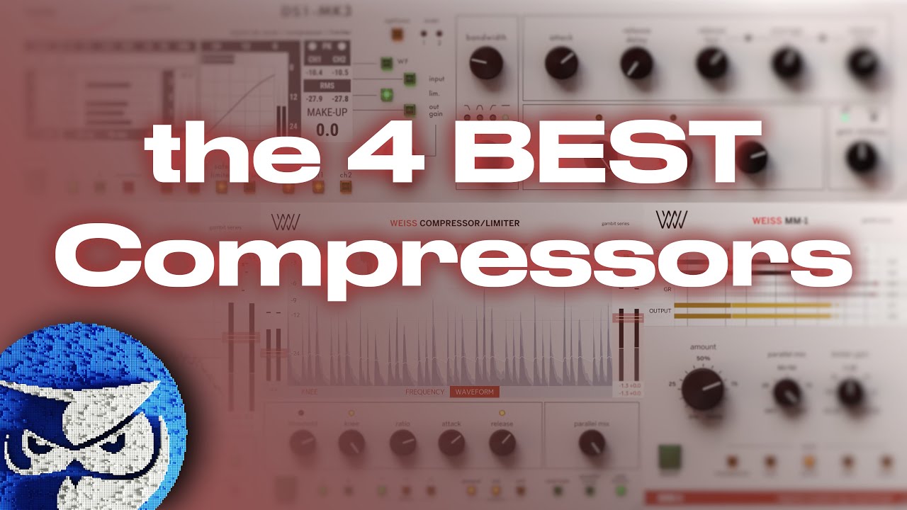 Top 4 Audio Compressor Plugins (for music mixing and mastering)