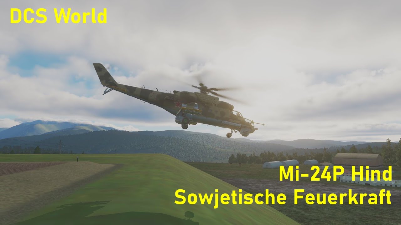 DCS World: Mi-24P Hind im Übungsschießen