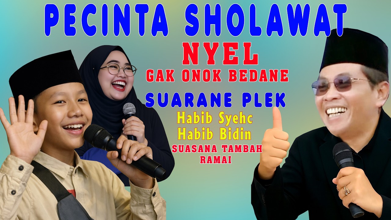 bocil bersuara habib syech  dan habib bidin di pengajian kh anwar zahid suasana jadi ramai