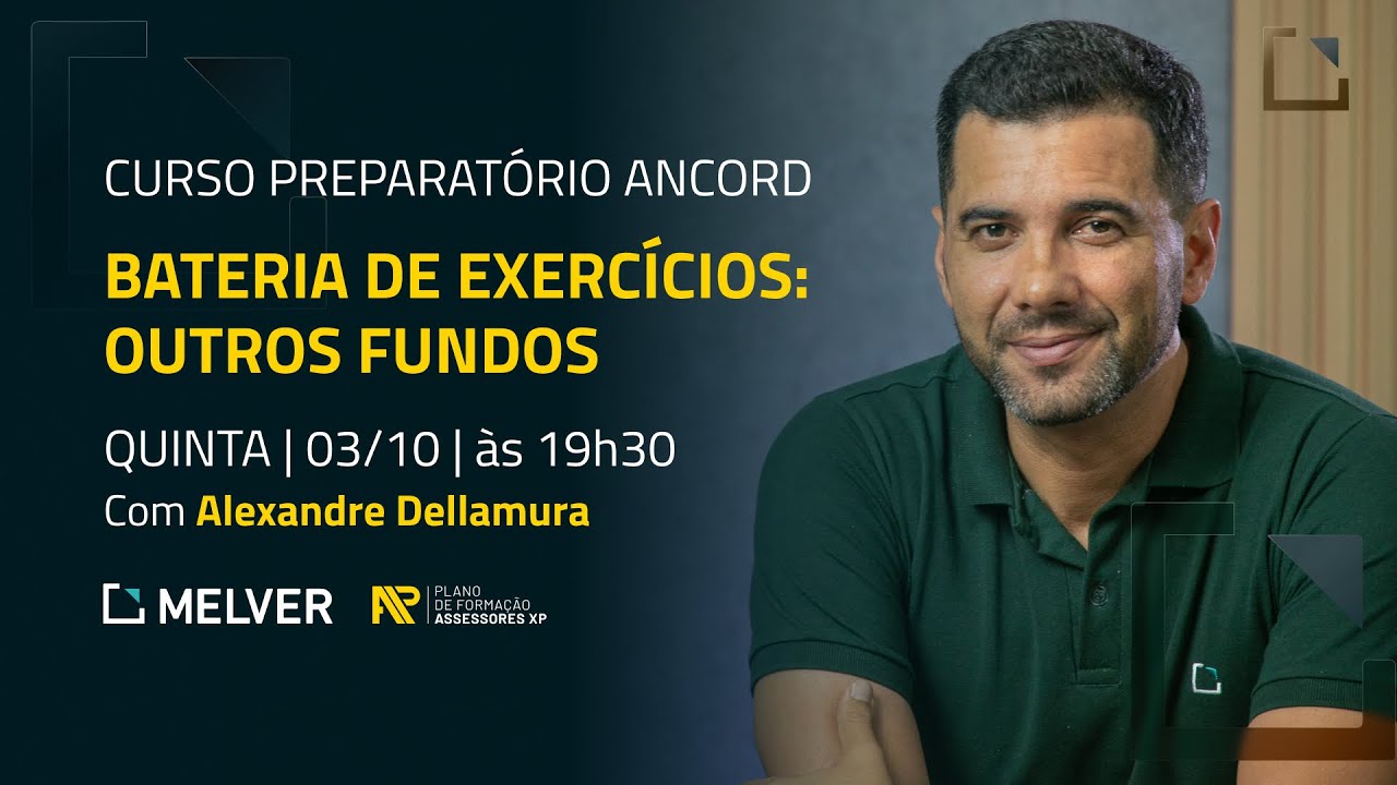 Curso Preparatório Ancord | Bateria de exercícios: outros fundos