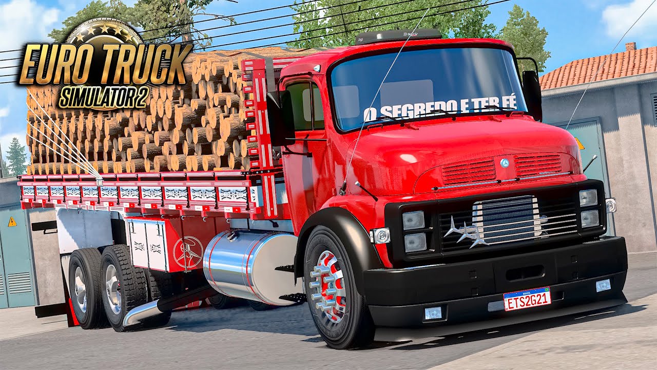 MB 1313 Carregado de Lenha - Euro Truck 2