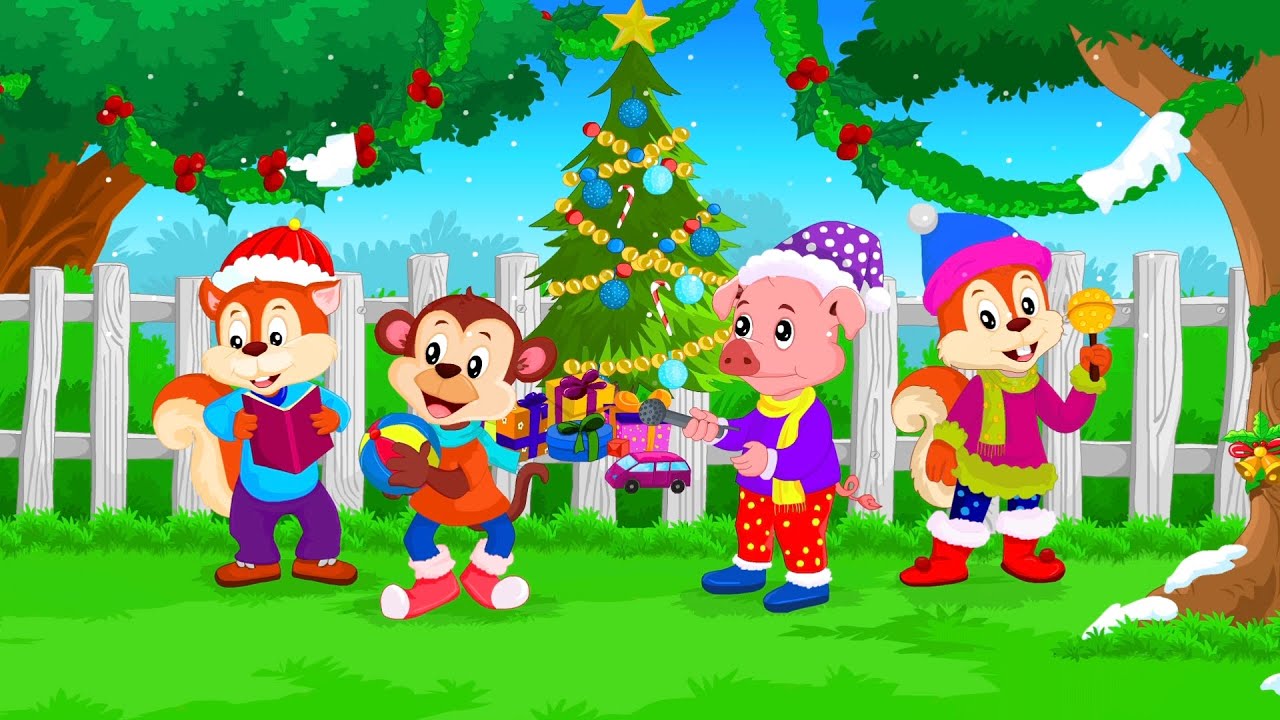 Deck the Halls Christmas Song 🎶 | Fun Kids Christmas Carol | Kids Place