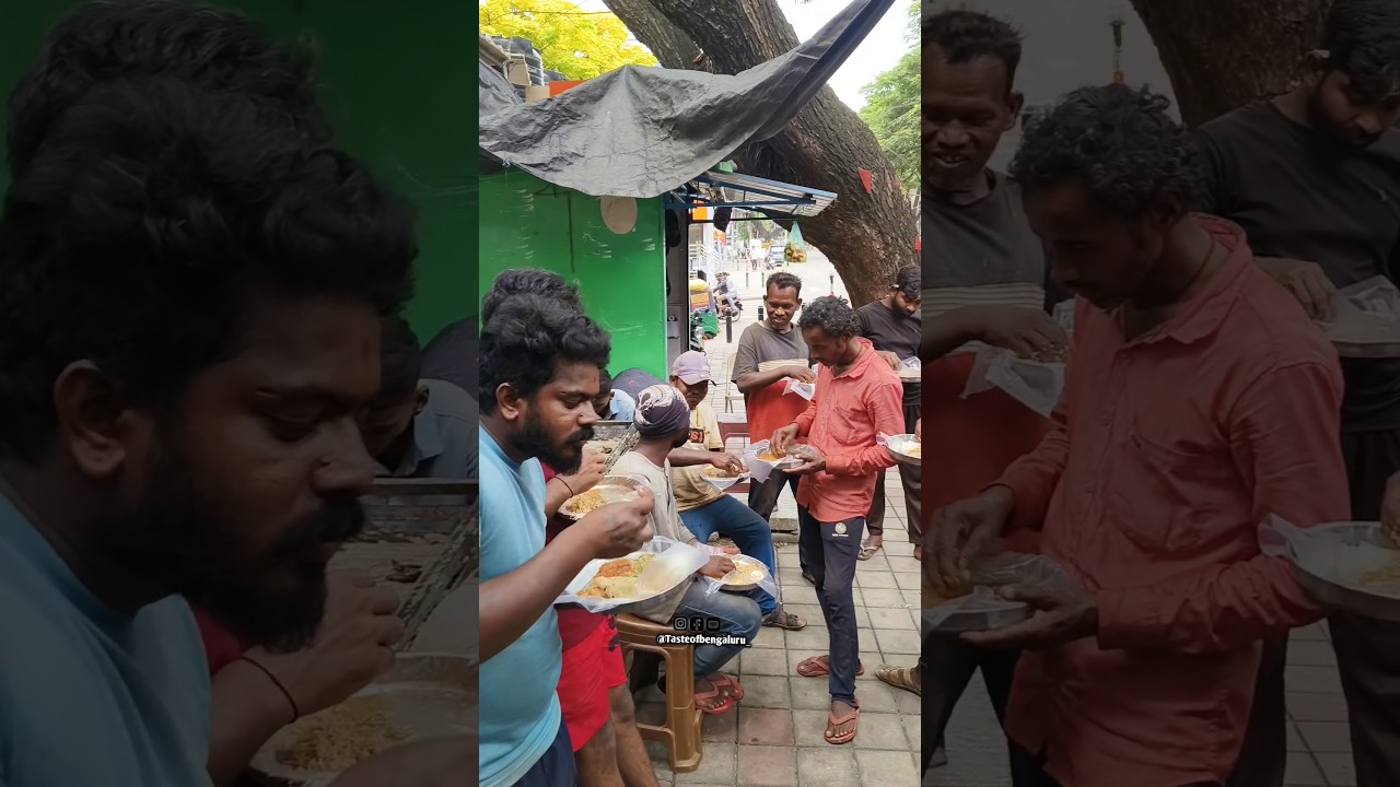 🔥🚨High demand Street Mandya style nati oota in bengaluru | Basaweshwaranagara | #food #foodie