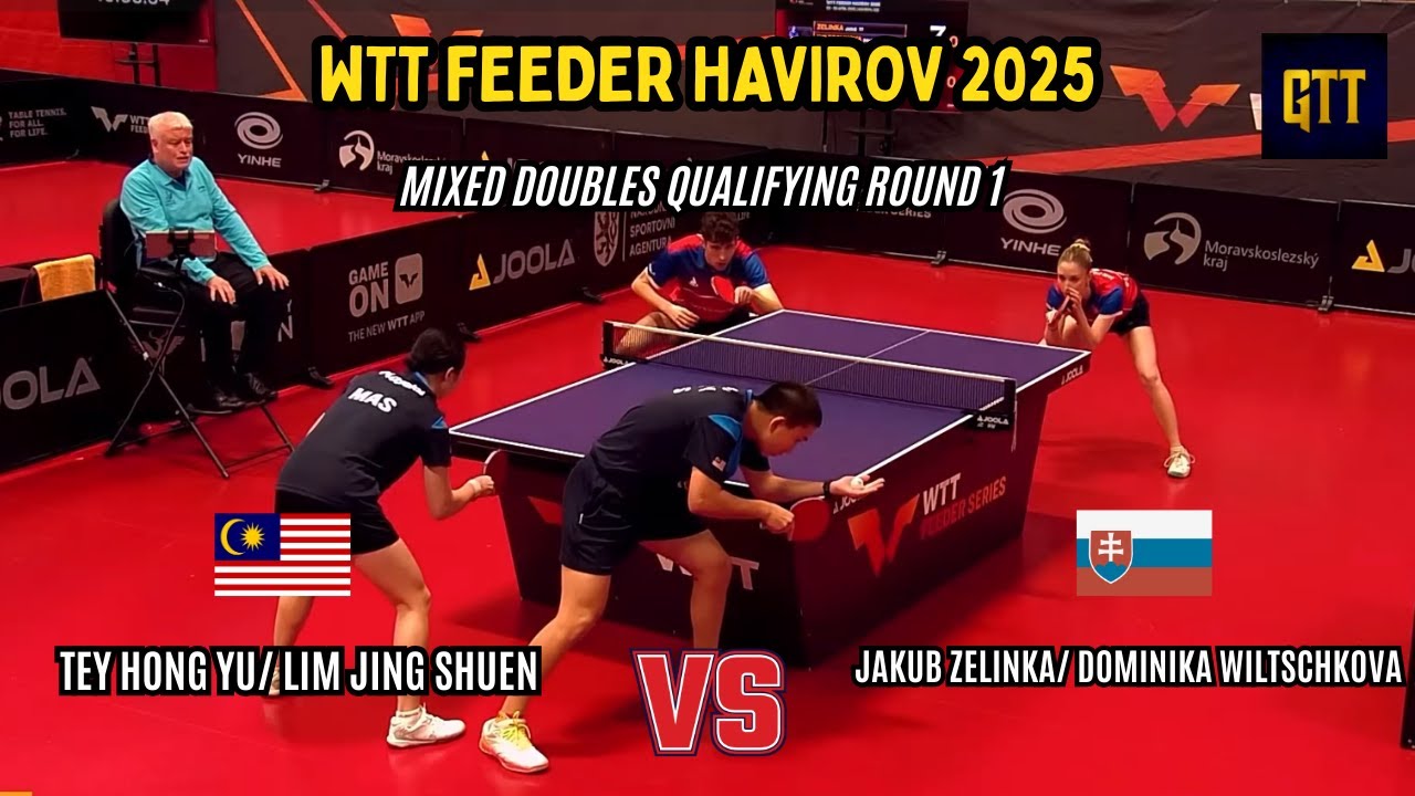 Tey/Lim Vs Zelinka/Wiltschkova | WTT Feeder Havirov 2025 | Mixed Doubles Qualifying Round 1
