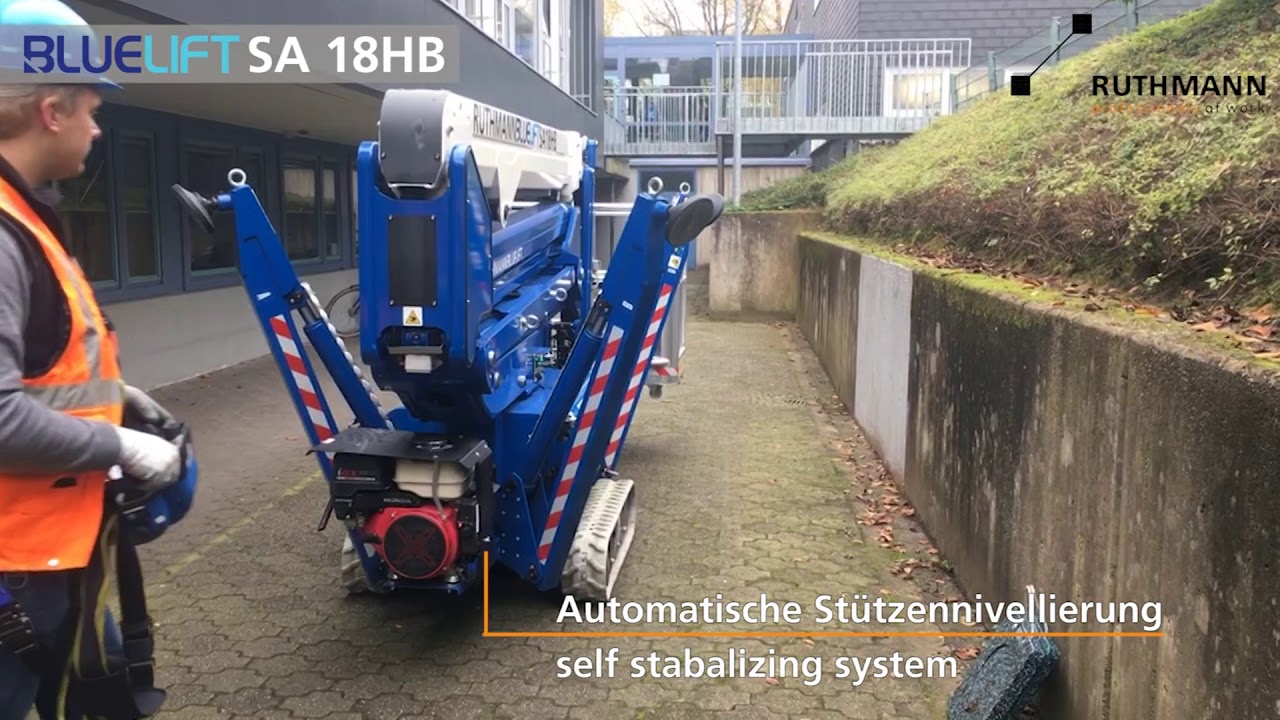 RUTHMANN BLUELIFT - SA18 Raupenarbeitsbühne / spiderlift