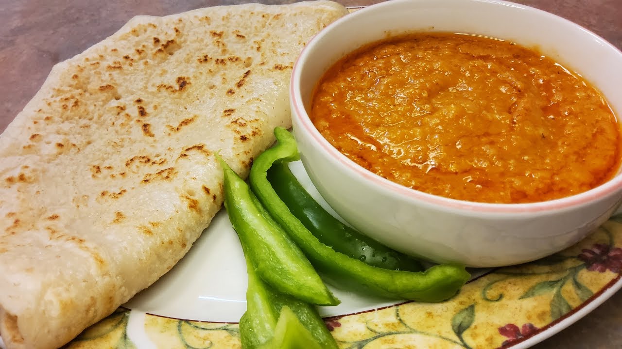 ملاح عدس Red Lentils Stew - Sudanese Food