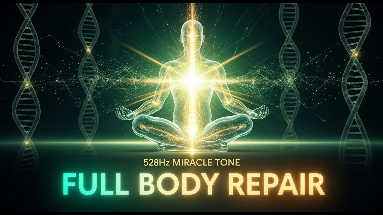 528Hz MIRACLE TONE: DNA Repair & Whole Body Regeneration | Heal While You Sleep or Start Your Day