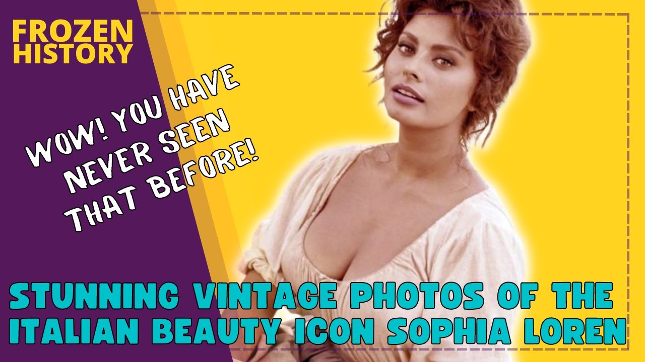 Sophia Loren: Stunning vintage photos of the Italian classic beauty icon