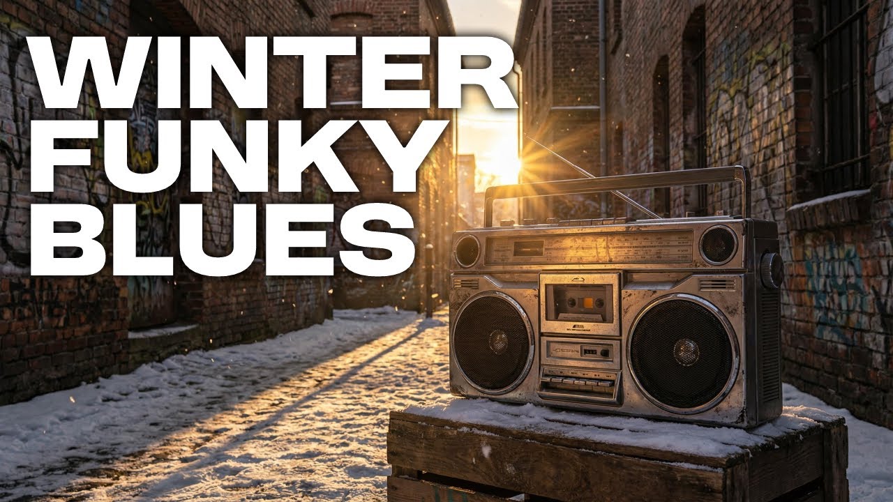Street Funky Blues 🌇 Groovy Winter Days Instrumental