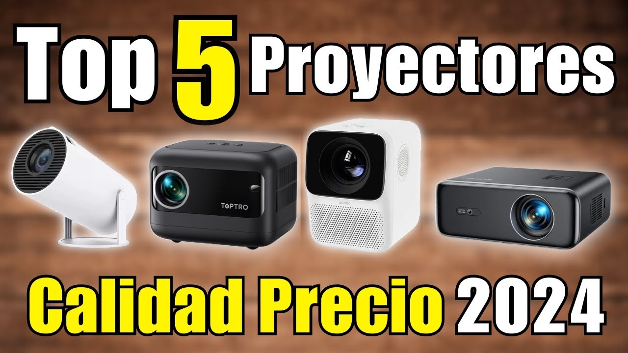 Los 5 MEJORES PROYECTORES CALIDAD PRECIO DE 2024 | TOP BARATOS Y BUENOS PARA COMPRAR