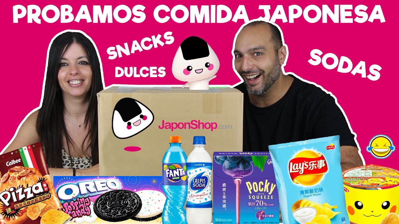 PROBAMOS COMIDA, SNACKS, SODAS Y DULCES JAPONESES!!