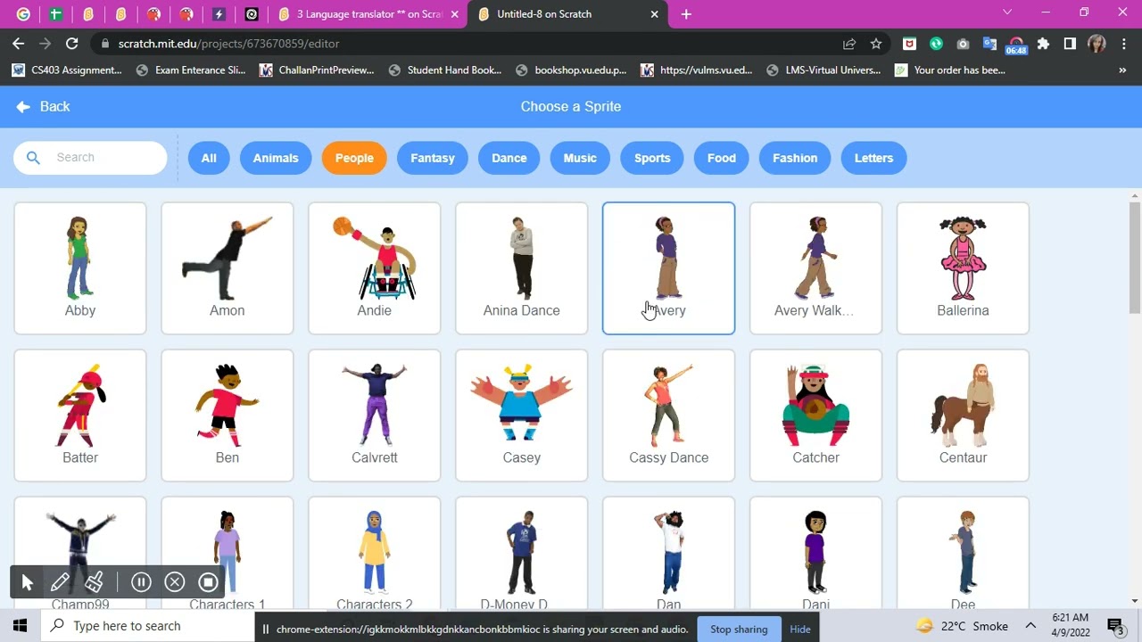 Let's Make Language Translator On Scratch By Fatima Ali