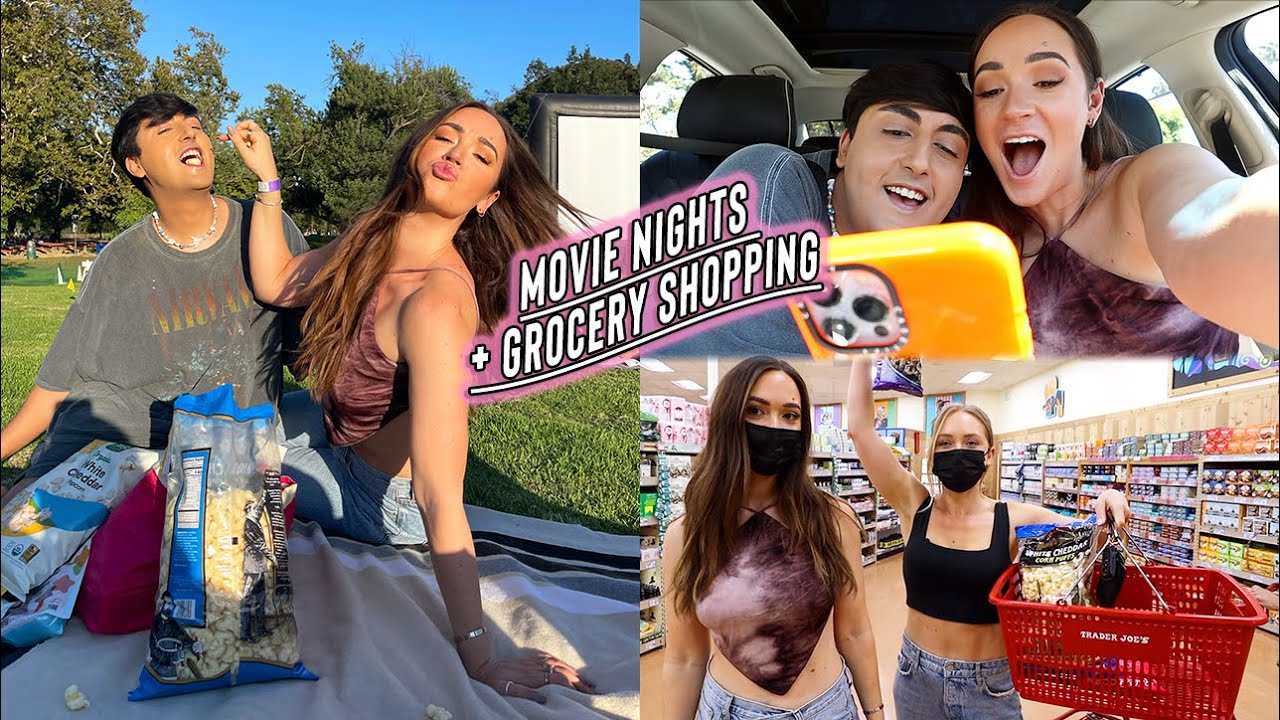 summer weekend vlog: outdoor movie, trader joes haul, + more!!