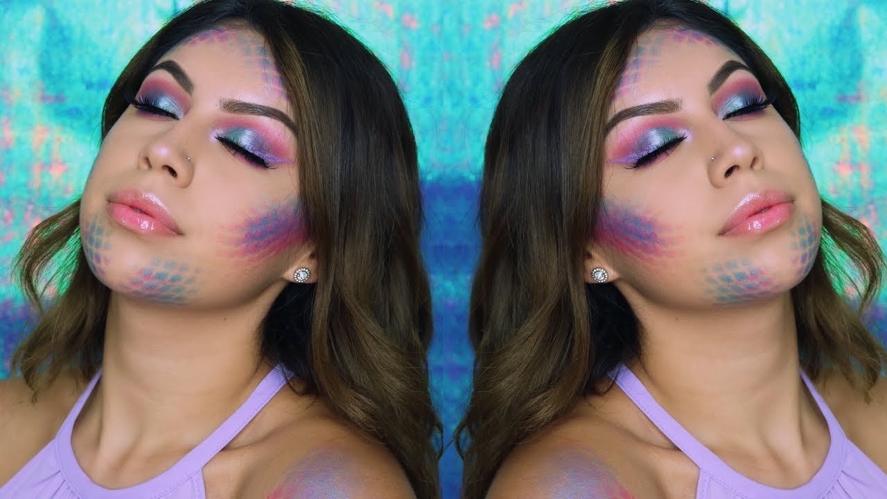 MERMAID HALLOWEEN MAKEUP LOOK | Mari Bajari