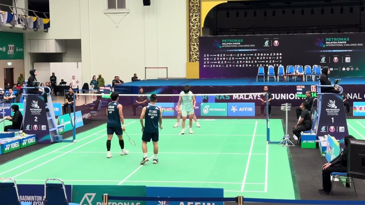 QF MD PETRONAS MALAYSIA JUNIOR INTERNATIONAL CHALLENGE 2025 LOH Z H/ TAN Z Y VS DATU ANIF/ DAMIEN L