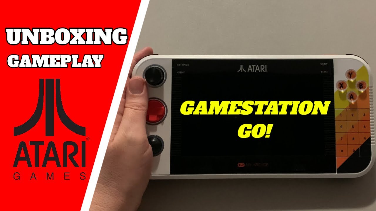 Портативная консоль Atari Gamestation Go — распаковка и игровой процесс