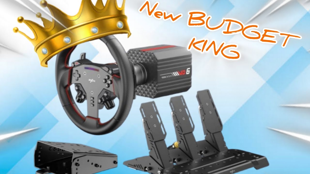 New King of budget simracing wheels PXN VD6