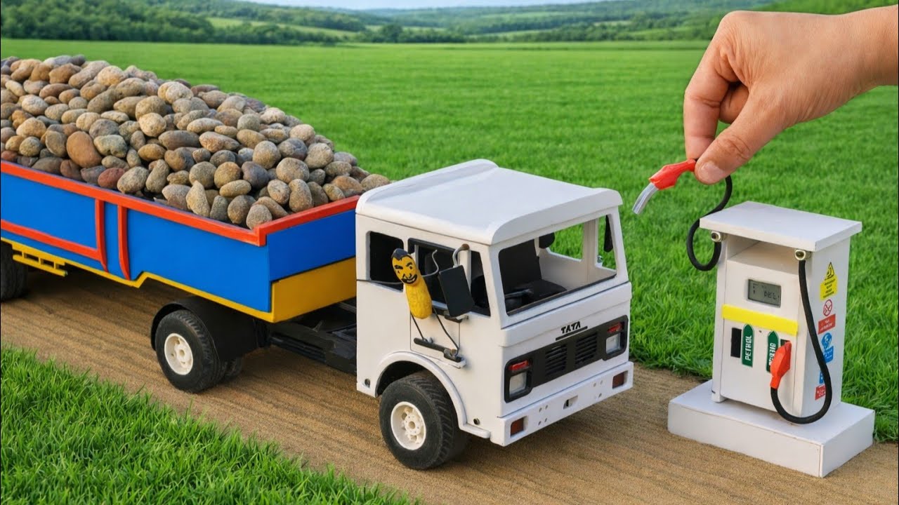 DIY Mini Machines | Tractor, Truck & Road Building Projects