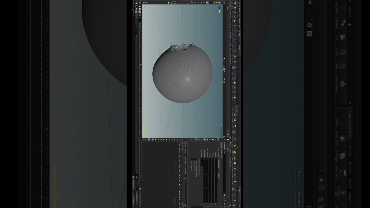 Learning Houdini Day 013 : Bubble Pop #motiondesign #houdini #3d #animation #vfx  #3drender