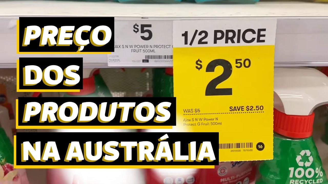 PREÇOS DOS PRODUTOS NA AUSTRÁLIA - Eletrodomésticos, Iphone, malas, roupas, bicicletas e muito mais!