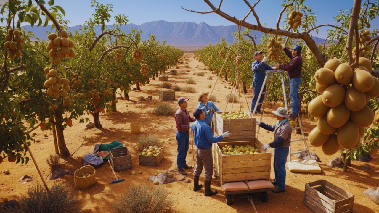 Plantaron kiwis en el desierto peruano y los resultados fueron asombrosos
