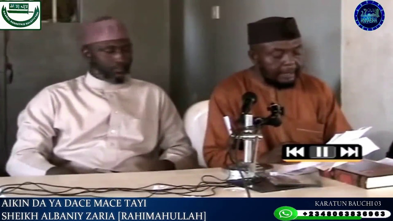 Wani Aiki  Ya Dace Mace Tayi?: Sheikh Albaniy Zaria Rahimahullah