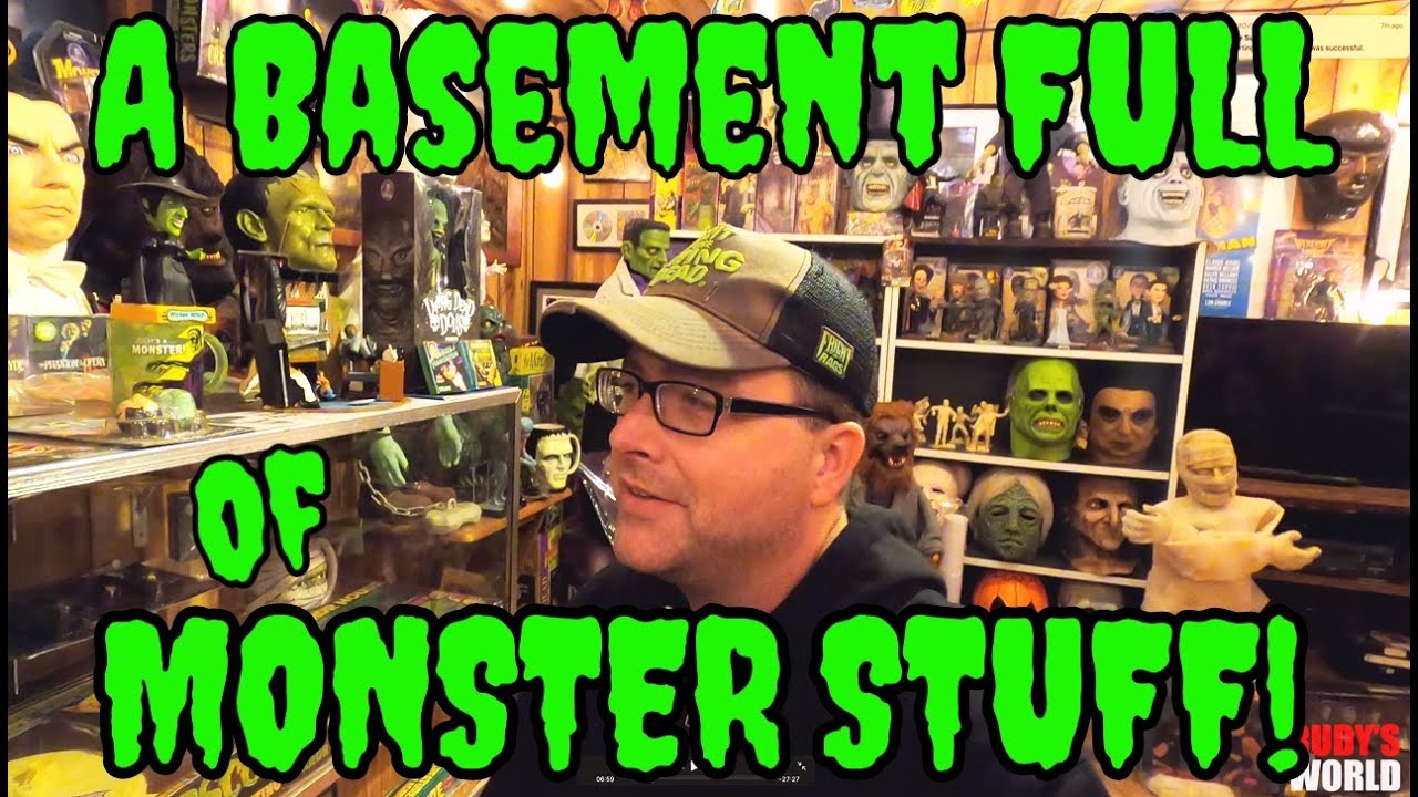 A Basement Full Of A Monster & Horror Collection !