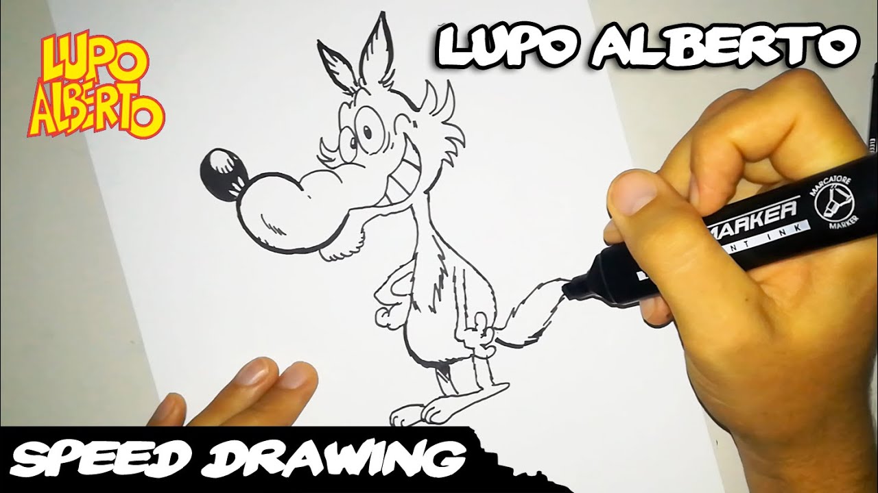 Lupo Alberto - disegno in 5 min