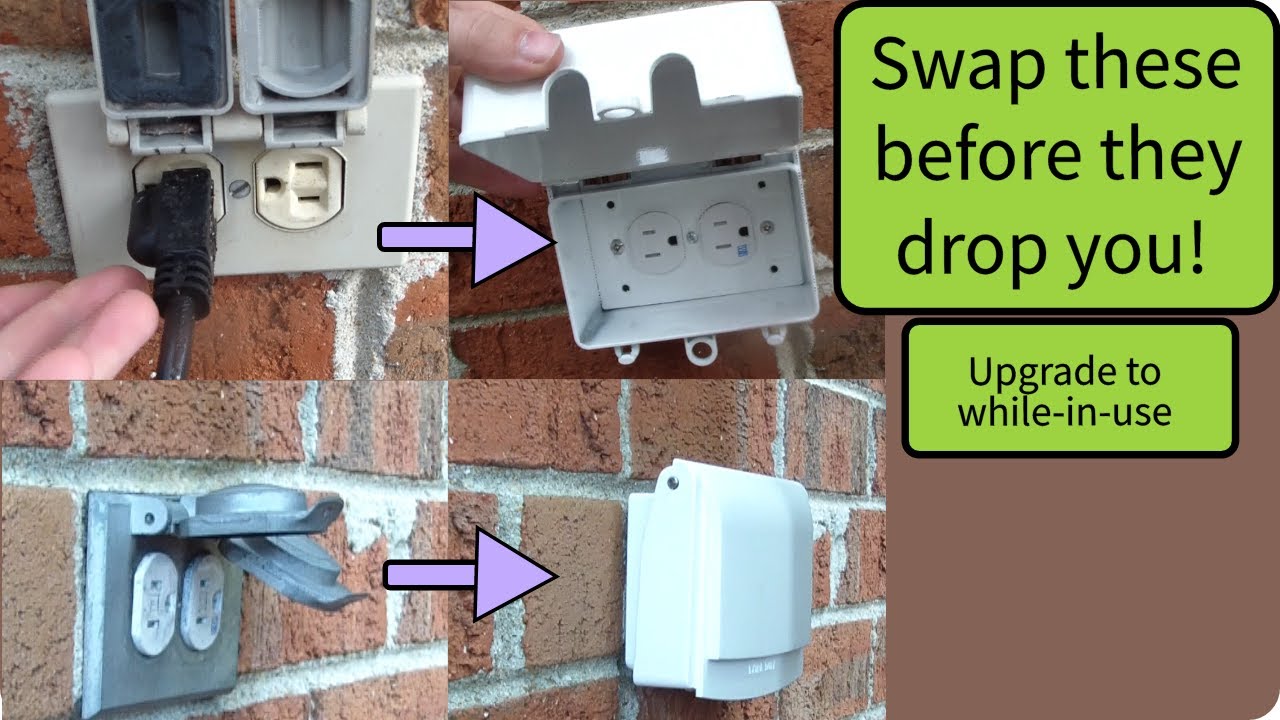 DIY Install Some Sturdy Outlet Covers - Keep your outdoor power safe!