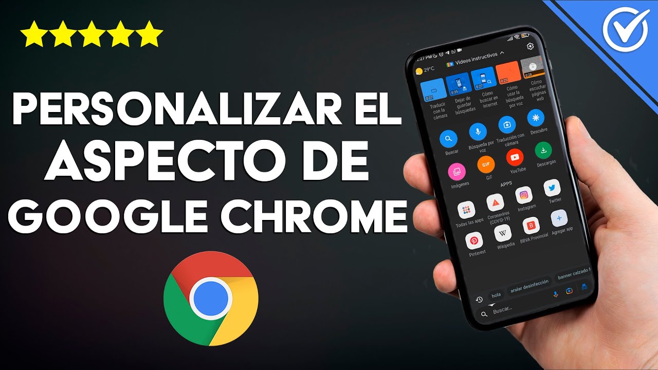 C&oacute;mo personalizar el aspecto de GOOGLE CHROME en Android - Color, tema y estilo