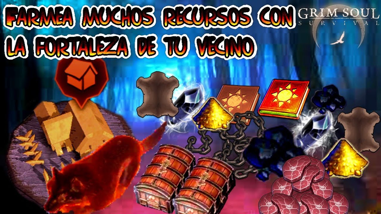 &iquest;C&oacute;mo farmear muchos recursos con un vecino? Grim Soul Survival [2022](KSC)