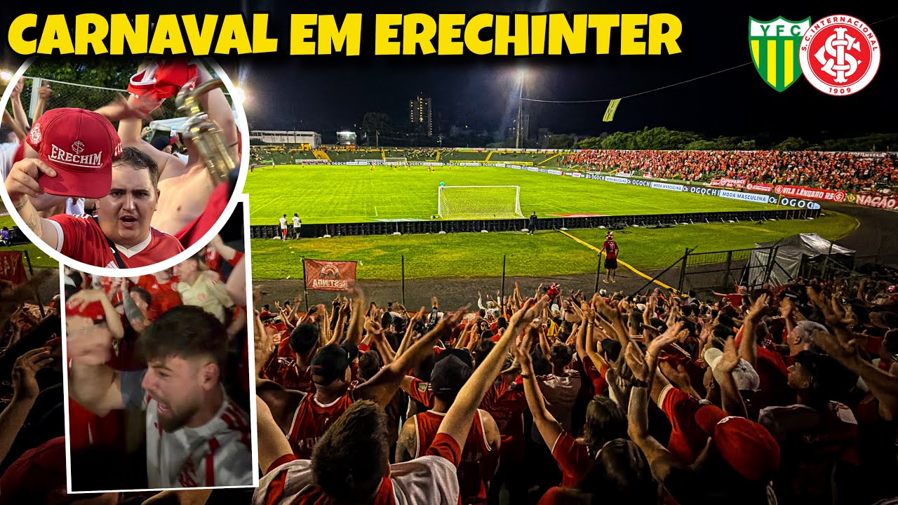 BAILE DE CARNAVAL EM ERECHIM! Ypiranga 0x3 Inter - Alento Vlog #86 | Gauchão 2026