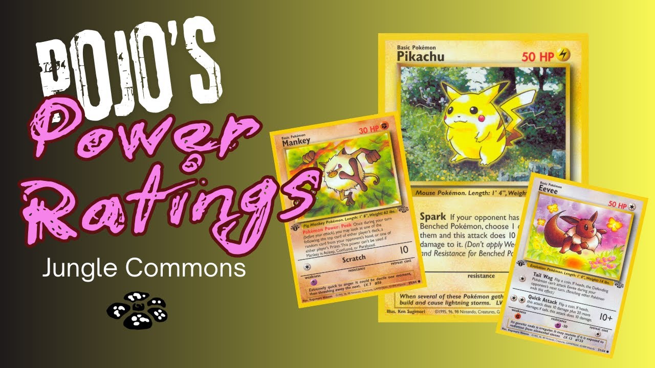 Рейтинг силы Поджо — Jungle Commons (ретроспектива Pokemon TCG)