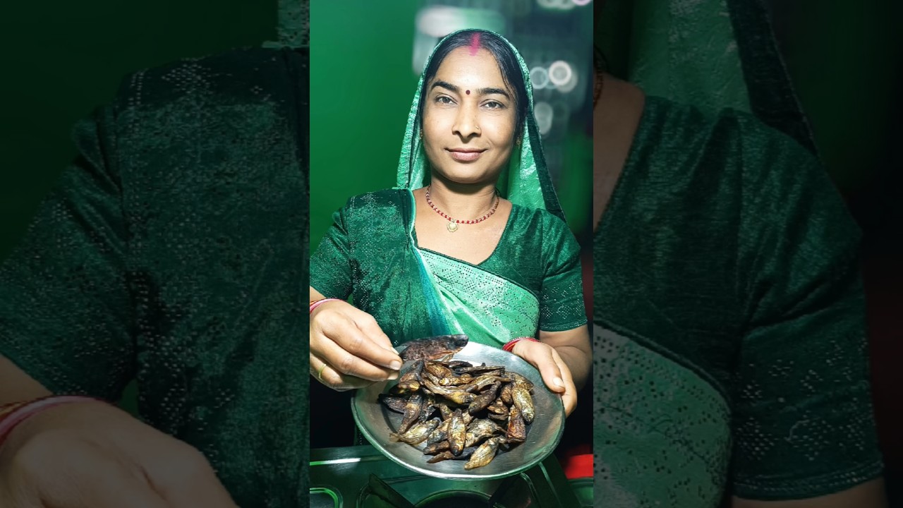 सुस्की साग🐟।। Suski Saag।। सुखी मछली🐟।। Sukhi Machli।। #viral #shorts #trending
