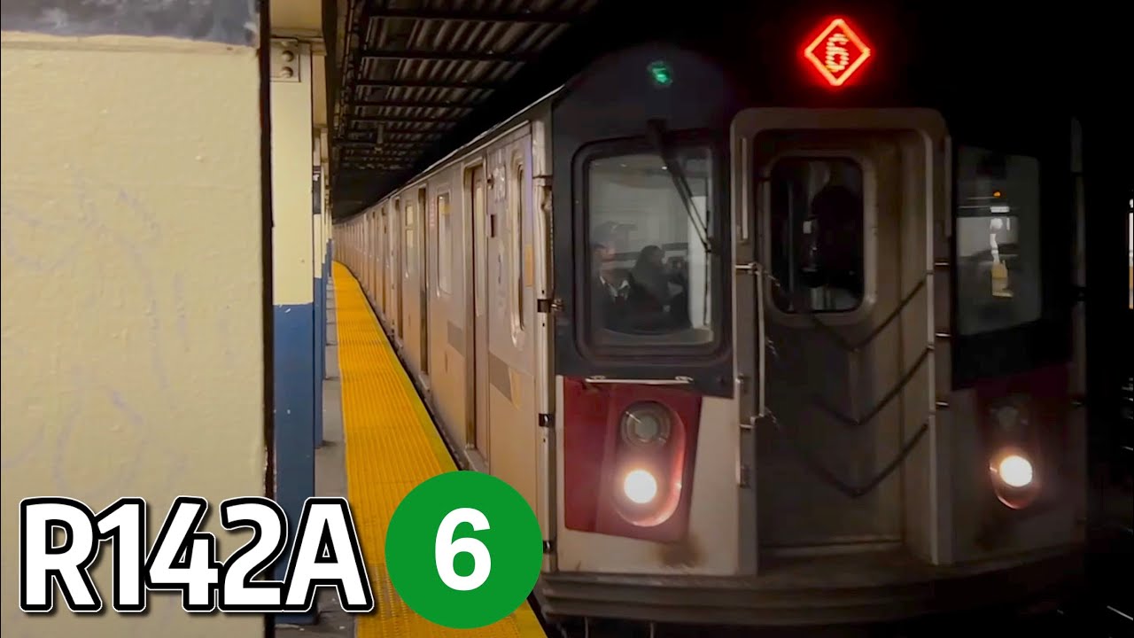 ⁴ᴷ⁶⁰ R142As Running on the 6 Line