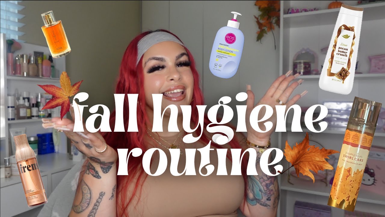 FALL SHOWER ROUTINE |hygiene tips, scent combo, body care, gourmand, pumpkin spice, vanilla perfume🍂