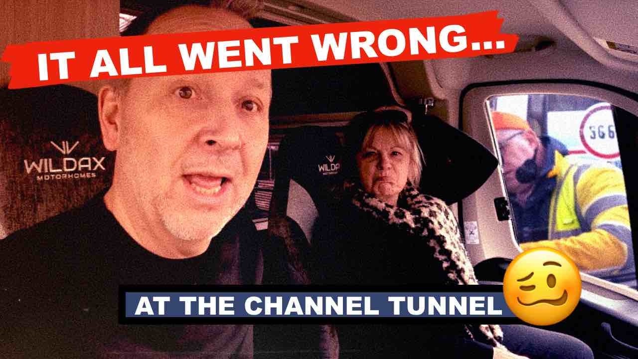 Pulled Over at Le Shuttle?! 🚐 UK to France Van Life Begins!
