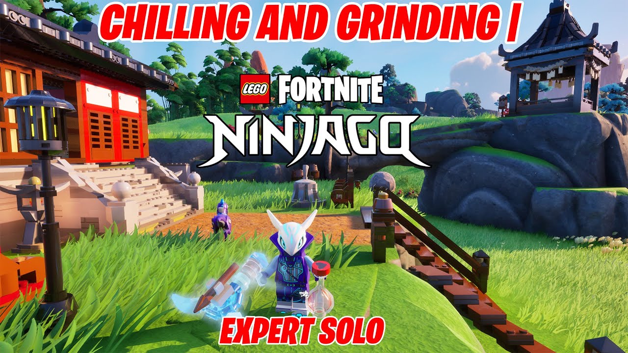 Chilling and grinding | In the new update | Lego Fortnite NINJAGO