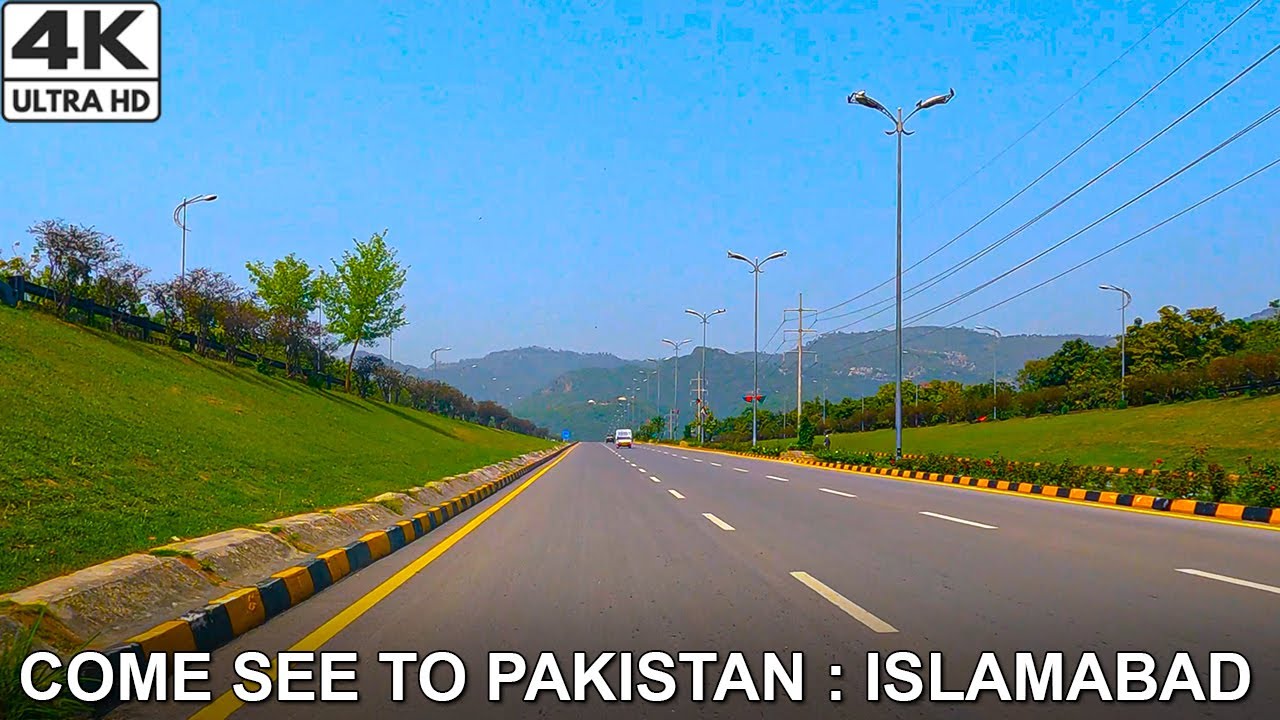 Islamabad 4k drive / #Come see to Pakistan Islamabad  / Beautiful Islamabad City 2022