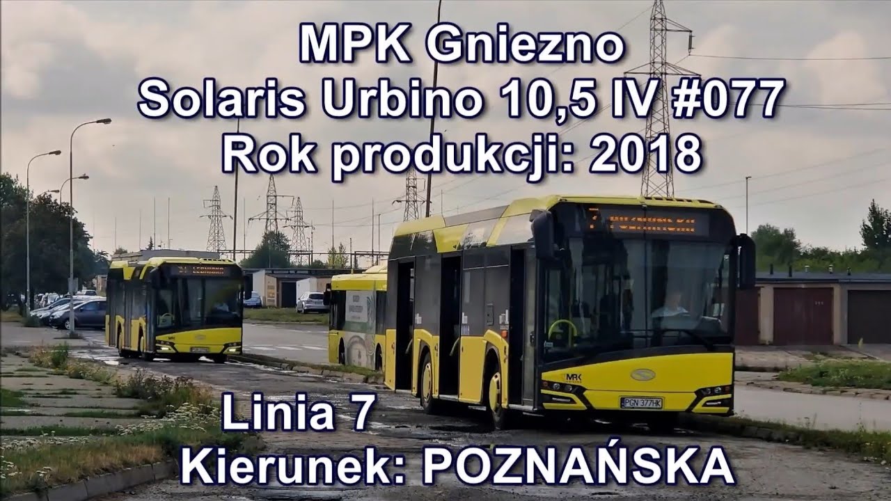 MPK Gniezno - Linia 7, Solaris Urbino 10,5 IV #077