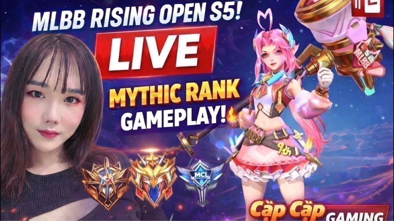🔴 LIVE MLBB | Mythical Glory Push | Cạp Cạp Gaming