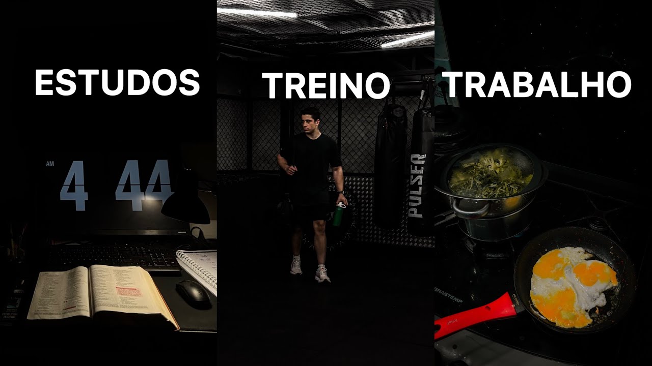 Como organizo meu dia trabalhando 8h-18h | estudo, treino, Deus