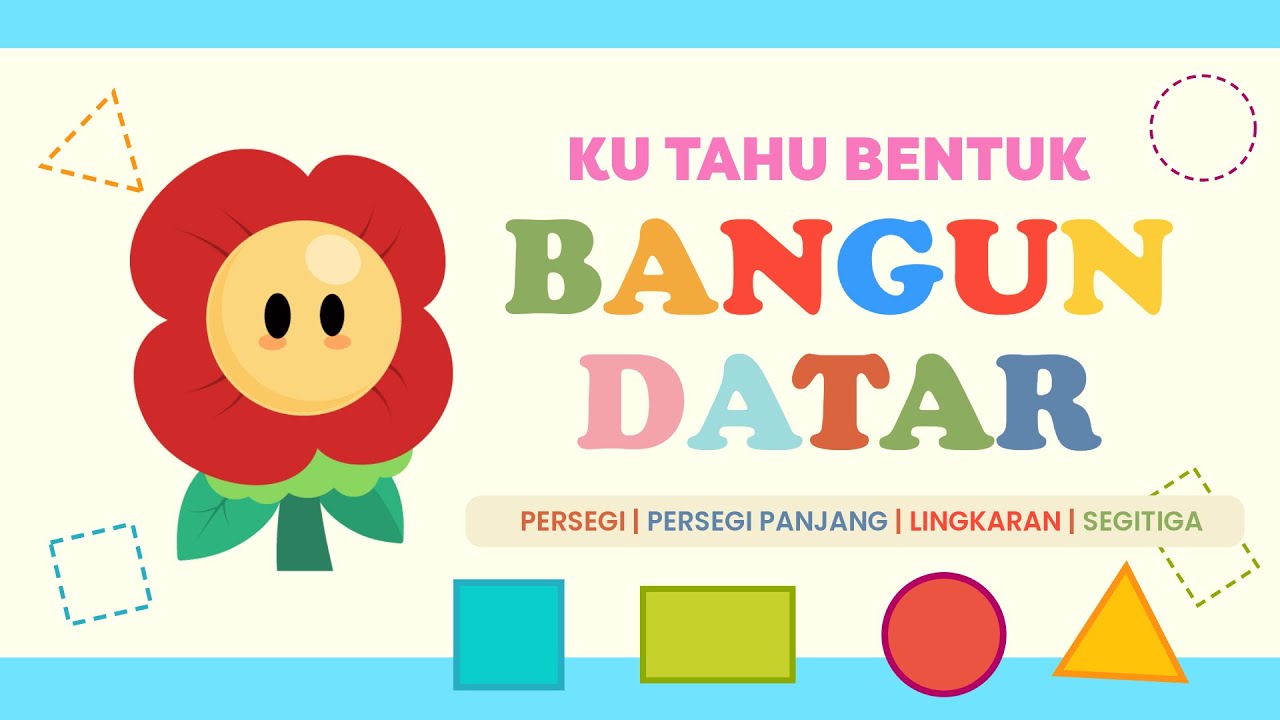 Belajar Mengenal Bangun Datar dengan Mudah | Yufid Kids
