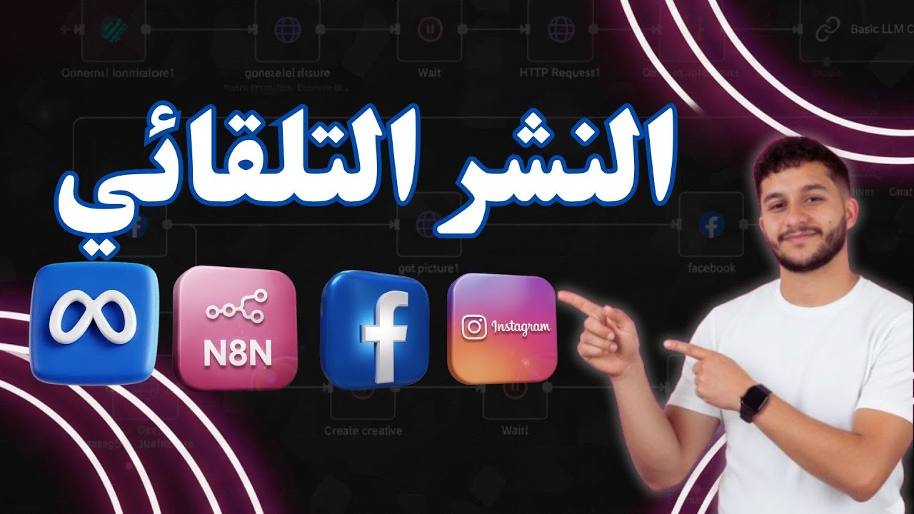 كيفاش تعمل النشر الآلي على فيسبوك وإنستغرام بسهولة باستعمال n8n (من الصفر إلى النشر)