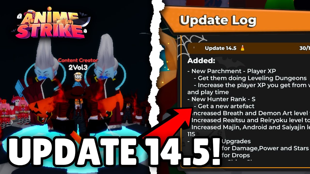 *UPDATE 14.5* New Mini Update In Anime Strike Simulator!