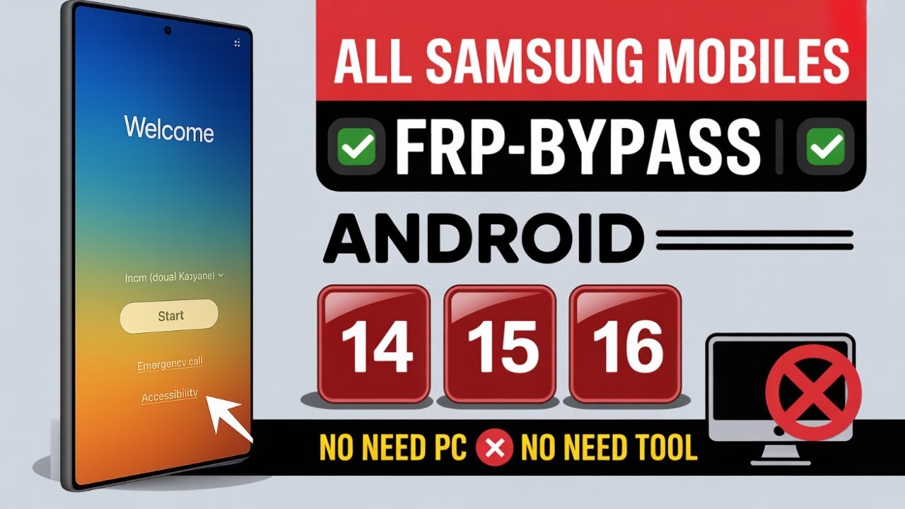 How To Bypass Email After Factory Reset Samsung 2026 | Forgot Email Fix | Android 14/15/16 | NO PC