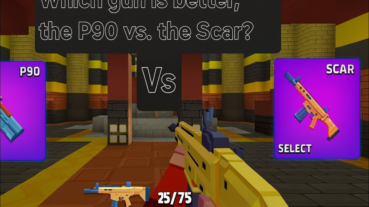 Which gun is better, the P90 vs. the Scar? 