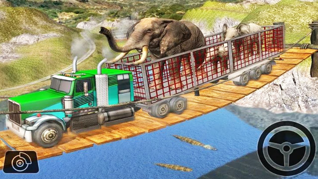 Offroad Wild Animal Truck Driver Android GamePlay HD