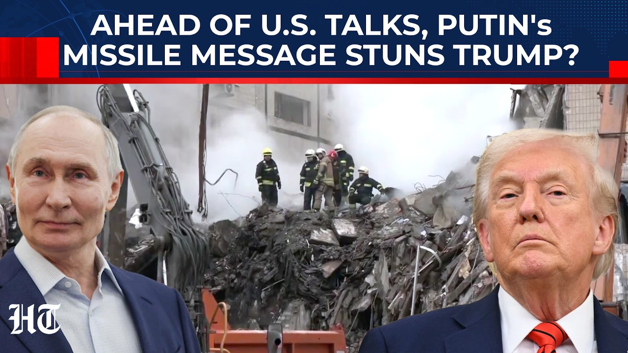 Ahead Of Talks In USA, Putin's Missile Attack Message Stuns Trump: Chaos Across Ukraine | Russia